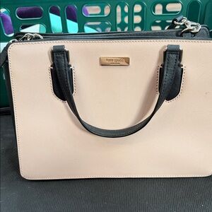Kate Spade Cream and Black Satchel